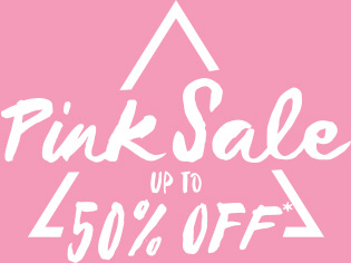 Pink Sale. Up to 50% off