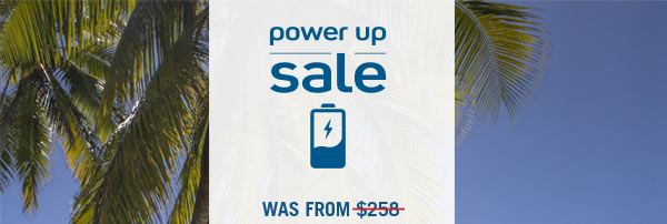 Power Up Sale. Was from $258, now from $119* per person, per night. During the holiday season, it’s only natural to need a little boost. Luckily, our Power Up Sale is still going strong. So, book now to recharge your batteries at Club Med from $119* per person. Plus, receive up to $300** air credit, no single supplement^ and kids under 4 stay Free+!