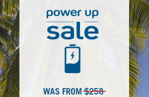 Power Up Sale. Was from $258, now from $119* per person, per night. During the holiday season, it’s only natural to need a little boost. Luckily, our Power Up Sale is still going strong. So, book now to recharge your batteries at Club Med from $119* per person. Plus, receive up to $300** air credit, no single supplement^ and kids under 4 stay free+!