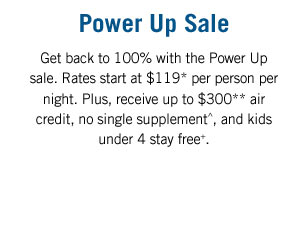 Power Up Sale text