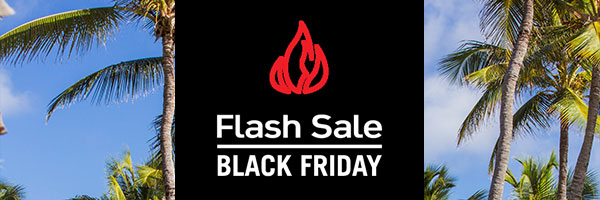 Flash Sale Black Friday. 0% Stress up to 55% OFF. If you’re feeling a little sluggish from all that turkey, don’t worry. There’s still time to book a Club Med all-inclusive vacation at Black Friday prices. Book now and get up to 55% off* regular prices. Punta Cana, Dominican Republic