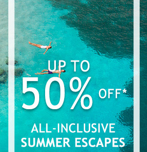 Final Days. Vacation Activation Sale. Up to 50% off*. Book Now