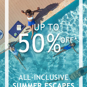 Final Days. Vacation Activation Sale. Up to 50% off*. Book Now