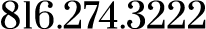 816-274-3222. 