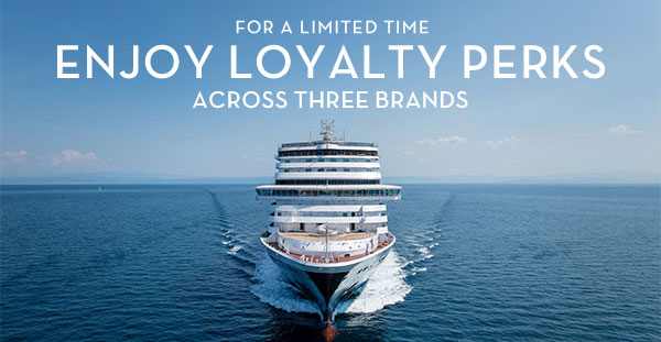 For a limited time enjoy loyalty perks across three brands.