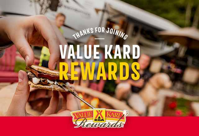 Thanks for becoming a Value Kard Rewards Member!