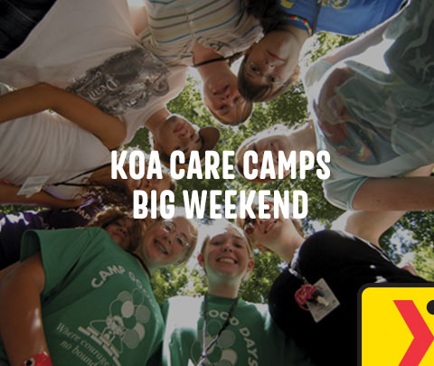 KOA Care Camps big weekend