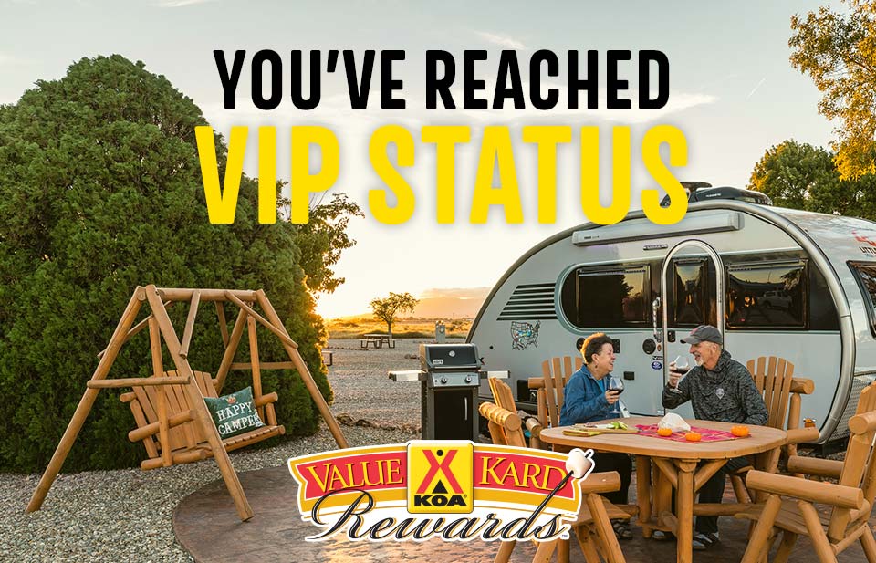 You've reached VIP status - Value Kard rewards