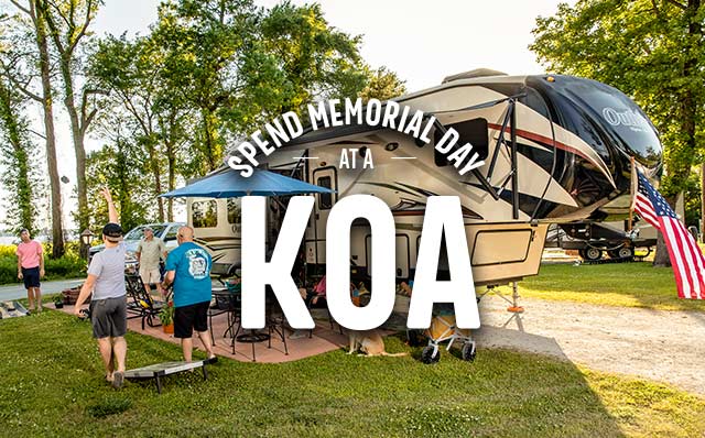 Spend Memorial Day at a KOA