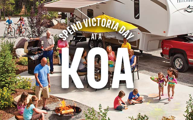 Spend Victoria Day at a KOA