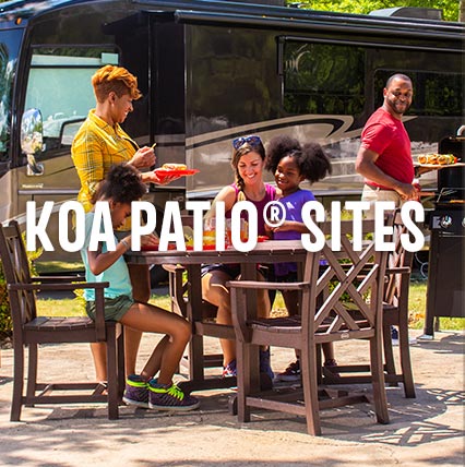 KOA Patio Sites