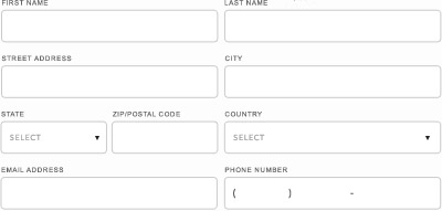 Image of a signup form.