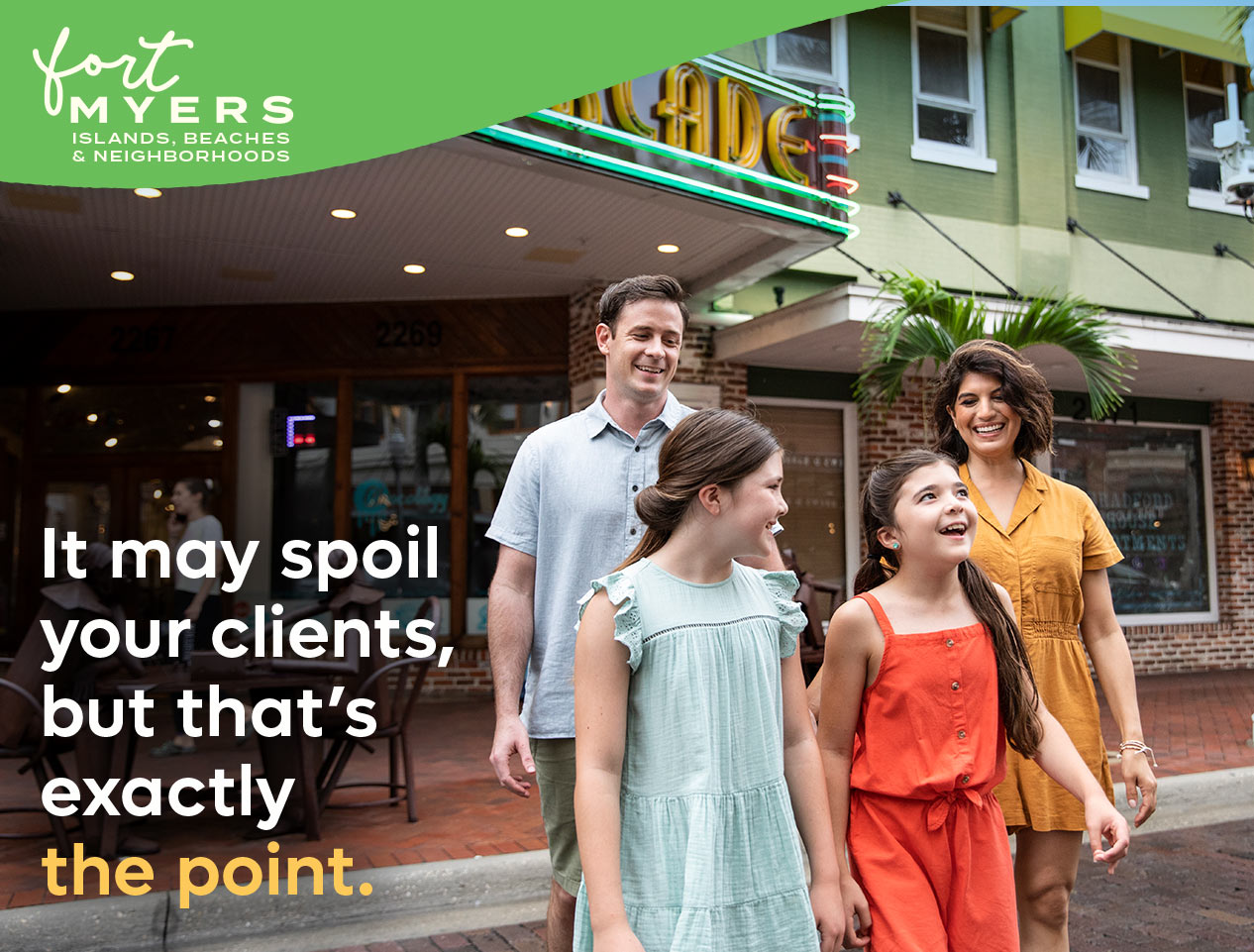Fort Myers Islands, Beaches & Neighborhoods - It may spoil your clients, but that's exactly the point.