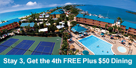 Stay 3, Get the 4th FREE Plus $50 Dining