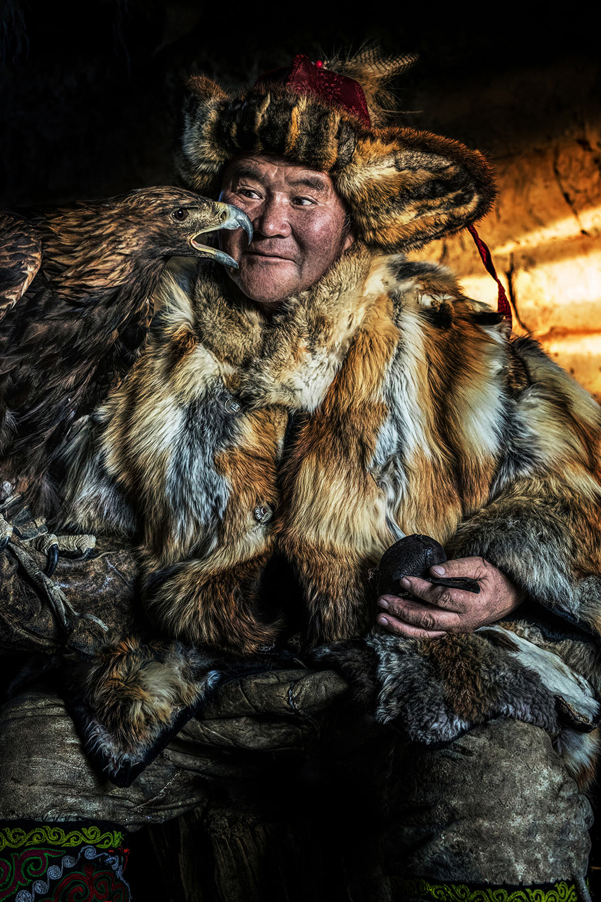 Mongolian Kazakh man Targyn, Bayan-Ölgii, Western Mongolia. Courtesy of www.un.org/en/exhibits/exhibit/world-in-faces