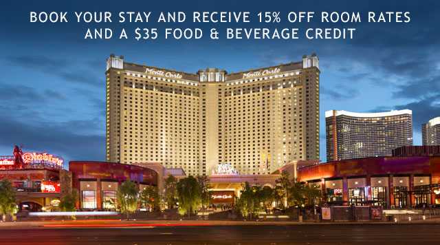 BOOK YOUR STAY AND RECEIVE 15% off ROOM RATES AND A $50 FOOD & BEVERAGE CREDIT