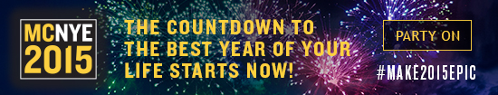 MCNYE 2015-The countdown to the best year of your life starts now! #make2015epic