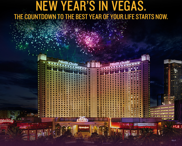 New Year's in Vegas. The countdown to the best year of your life starts now.