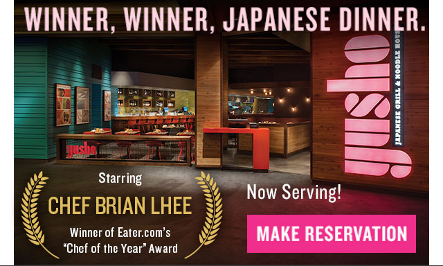 Winner. Winner. Japanese Dinner. Make Reservation