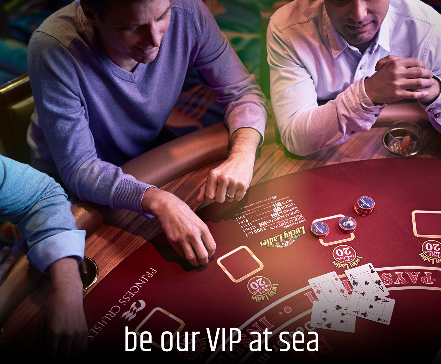 Be our VIP at sea