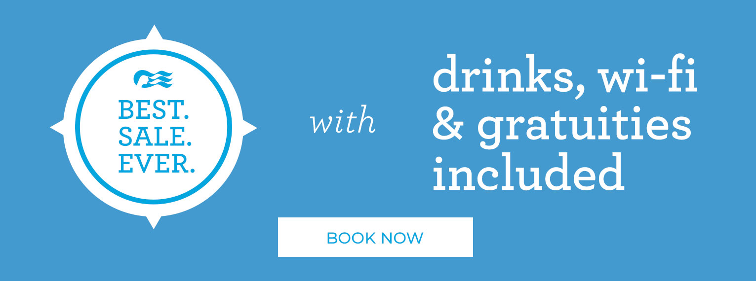 BEST. SALE. EVER. with drinks, wi-fi & gratuities included - BOOK NOW