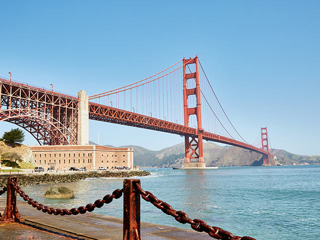The Golden Gate Bridge in San Franisco