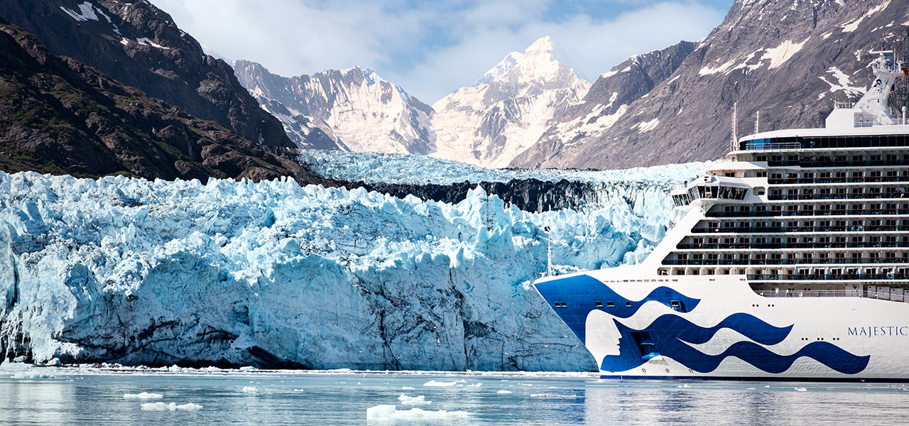 A glacier in Alaska. Click here to book.