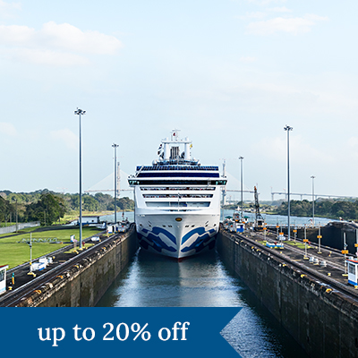 A Princess ship transits the Panama Canal. Click here to book.