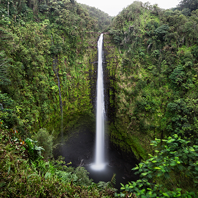 A waterfall in Hawaii. Click here to book.