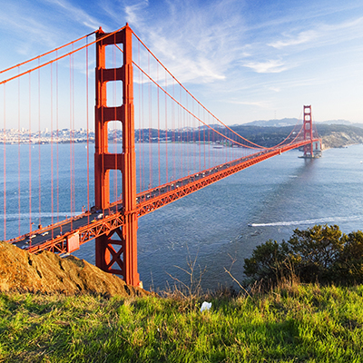 Golden Gate Bridge in San Francisco. Click here to book.