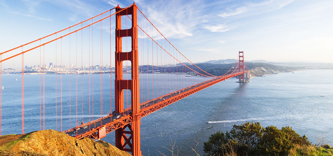The Golden Gate Bridge. Click here to book.