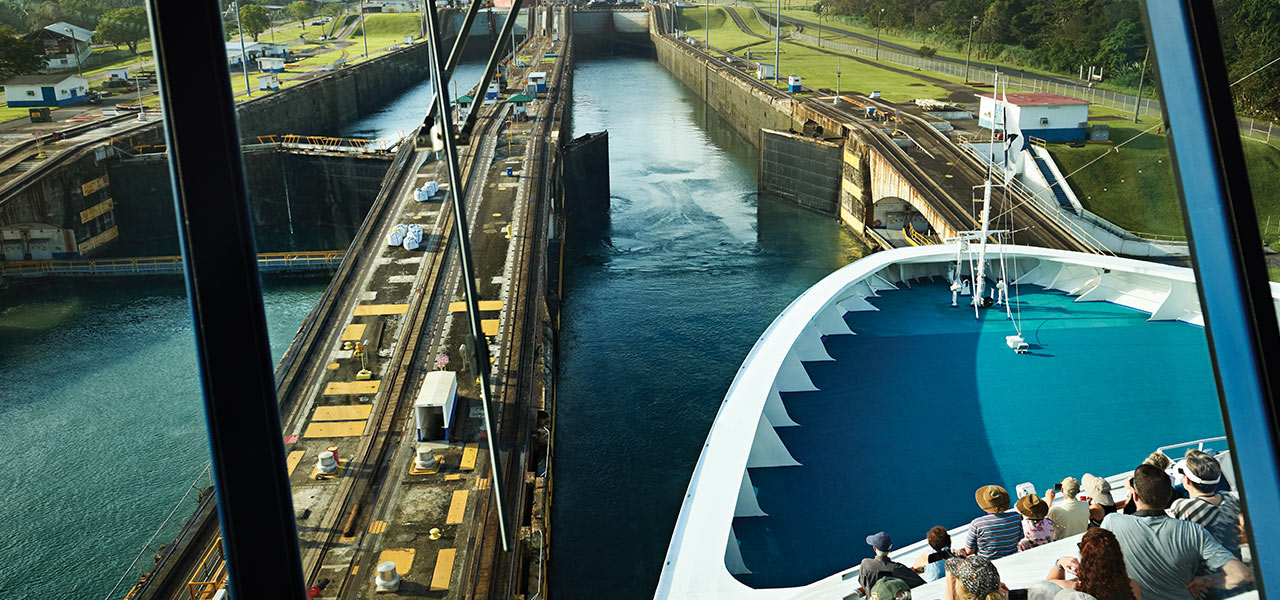 Panama Canal. Click here to book.