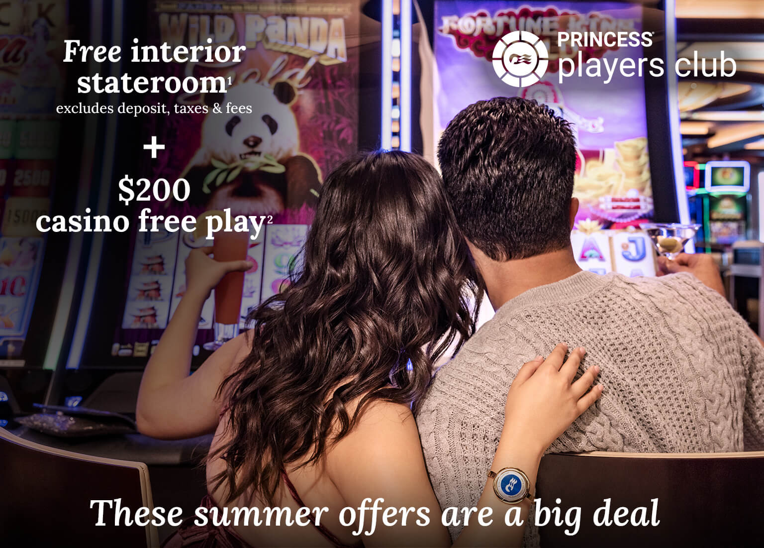 free interior stateroom + $200 casino free play. Click here to book.