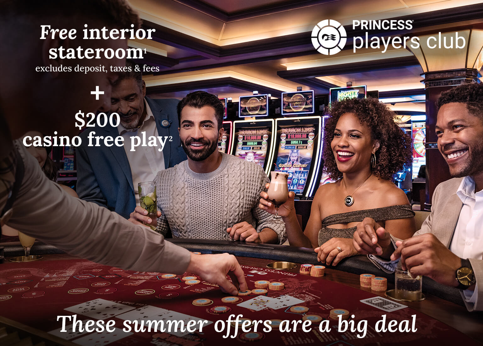 free interior stateroom + $200 casino free play. Click here to book.