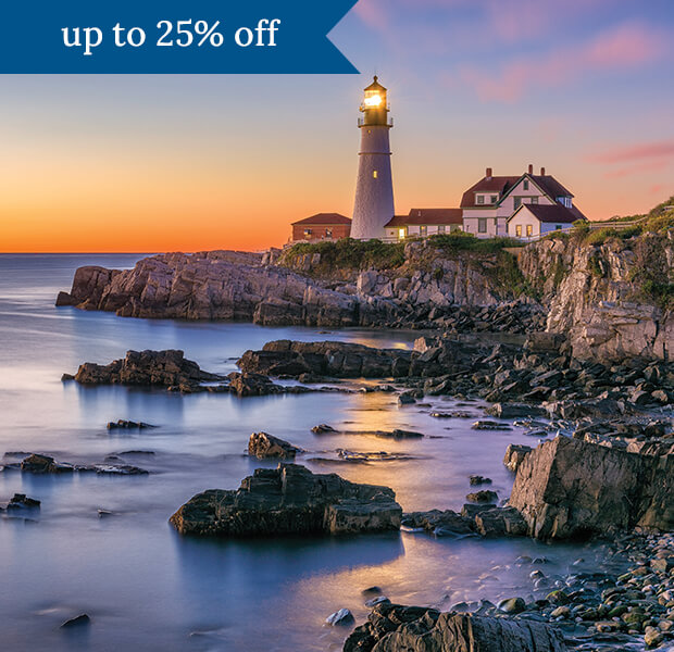 Canada & New England. Click here to book.