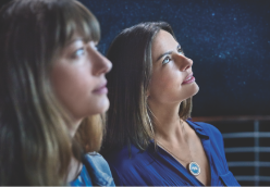 Two Women gazing at the stars