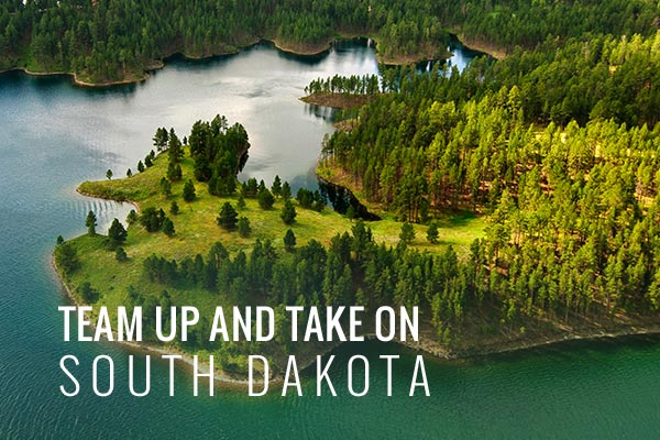 Team up and take on South Dakota. 