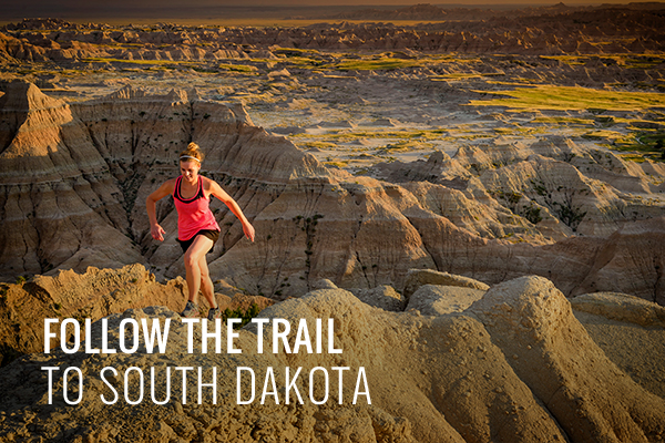 Follow the trail to South Dakota. 