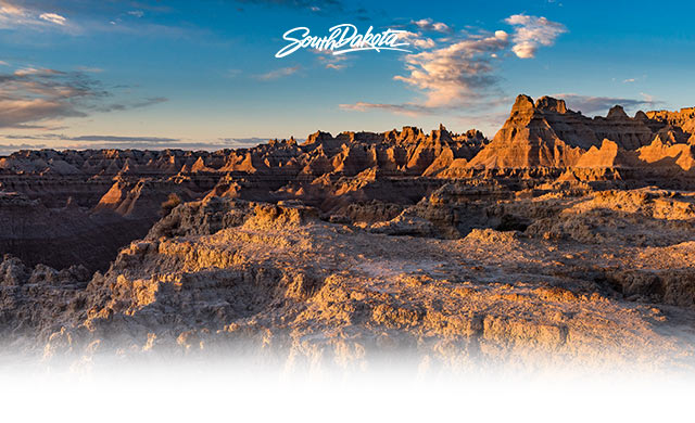 Sunrise in The Badlands