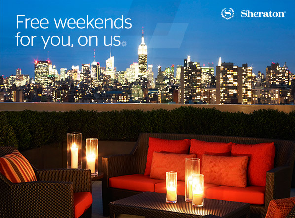 Free weekends for you, on us.