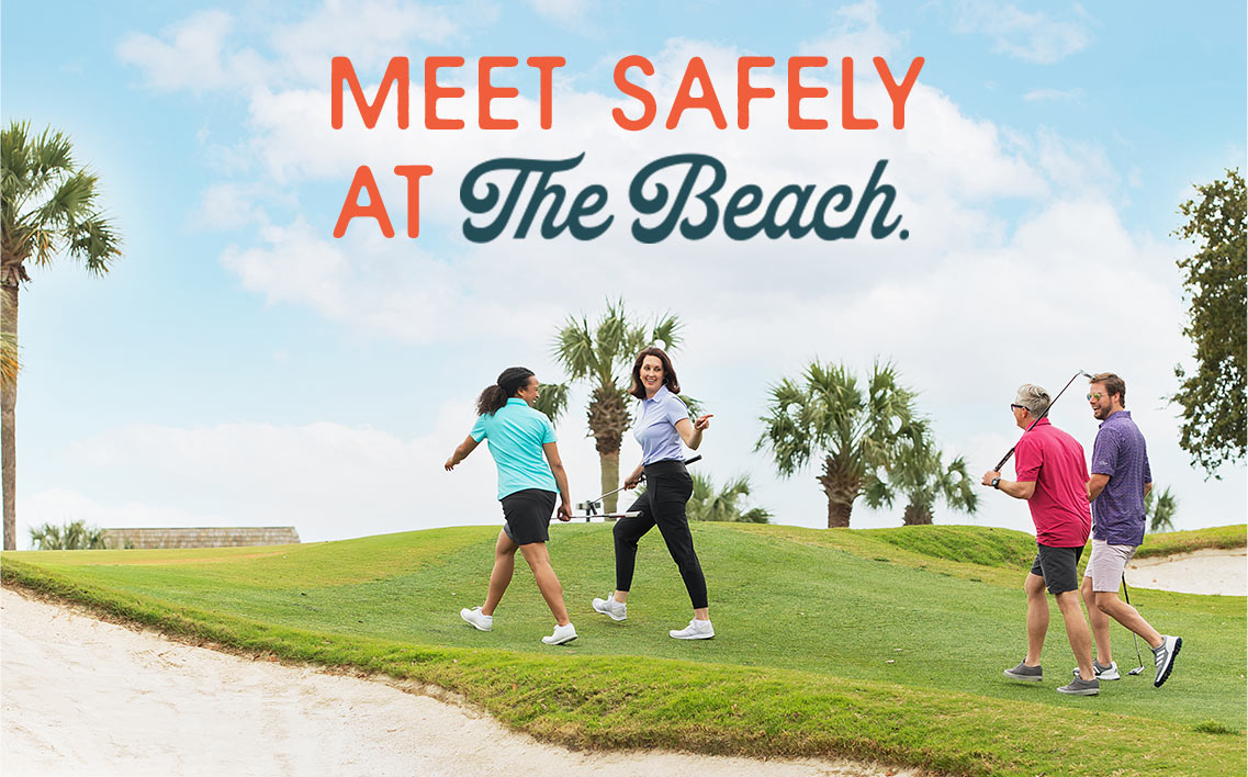 Meet Safely At The Beach.